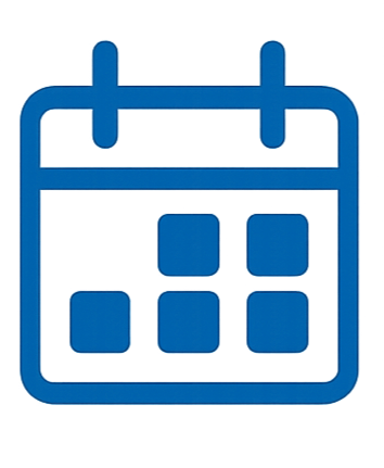 Icons representing features like calendars for co-parents